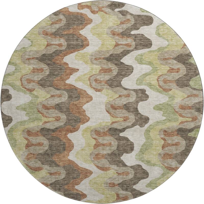 Premium Washable Super Soft Abstract Stripes Mayfield Rug