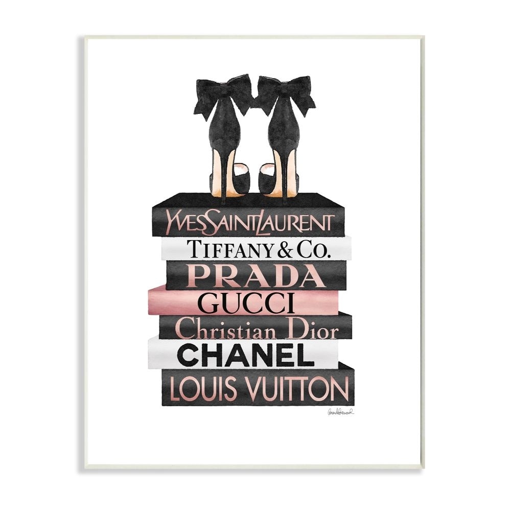 Gucci Chanel Louis Vuitton Wall Artwork