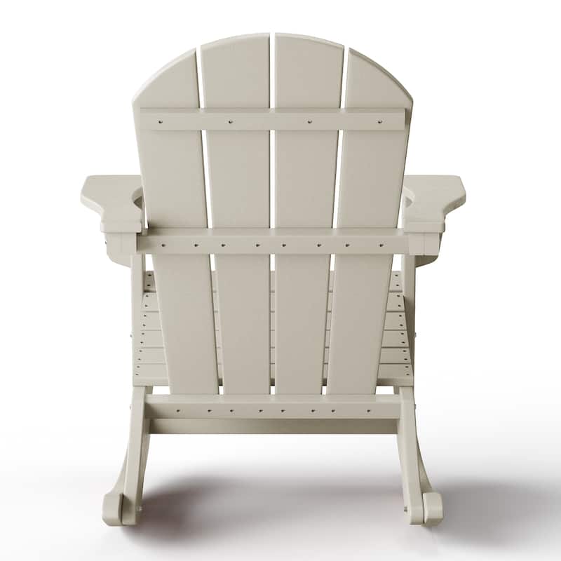Polytrends Laguna Hdpe All Weather Outdoor Patio Rocking Chair