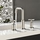 preview thumbnail 4 of 33, Widespread Bathroom Sink Faucet Double Handle Bathroom Sink Faucet