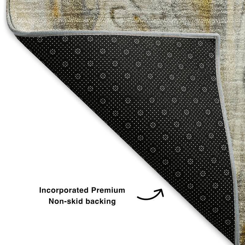 Premium Washable Super Soft Abstact Mayfield Rug