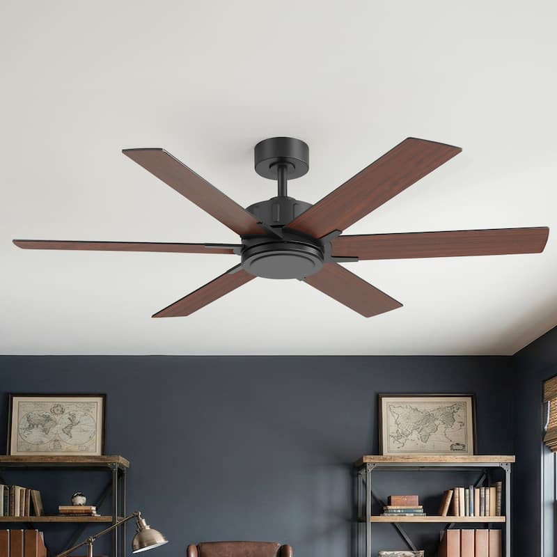 48/56/60 Inch Reversible Blade Ceiling Fan No Light with Remote Control