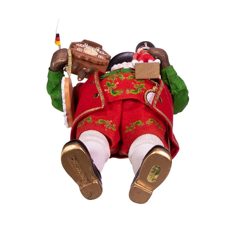 Kurt Adler 11-Inch Fabriché Musical German Santa