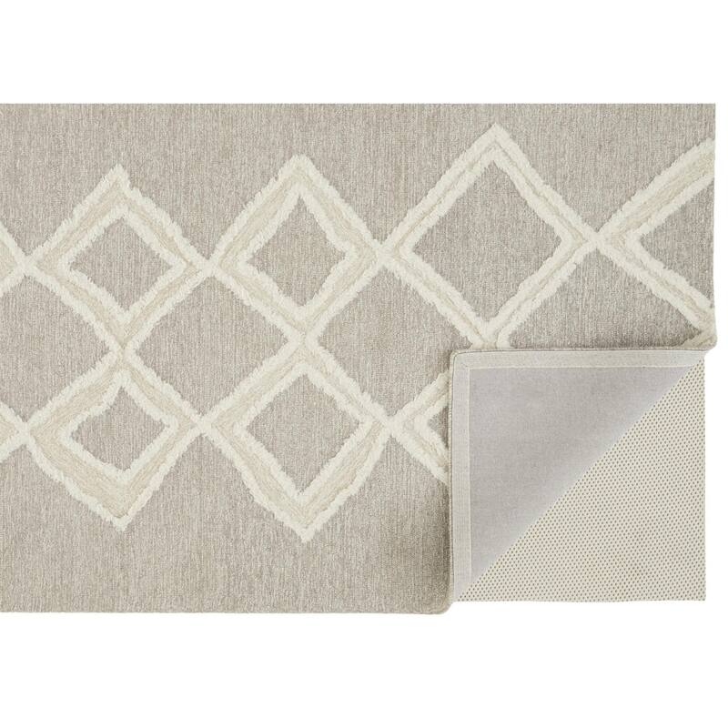HomeRootsGeometric Modern Rectangle Area Rug - 180' X '144' X '0.5