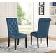 preview thumbnail 16 of 27, Roundhill Furniture Leviton Urban Style Wood Dark Wash Turned-Leg Dining Set: Table and 4 Chairs