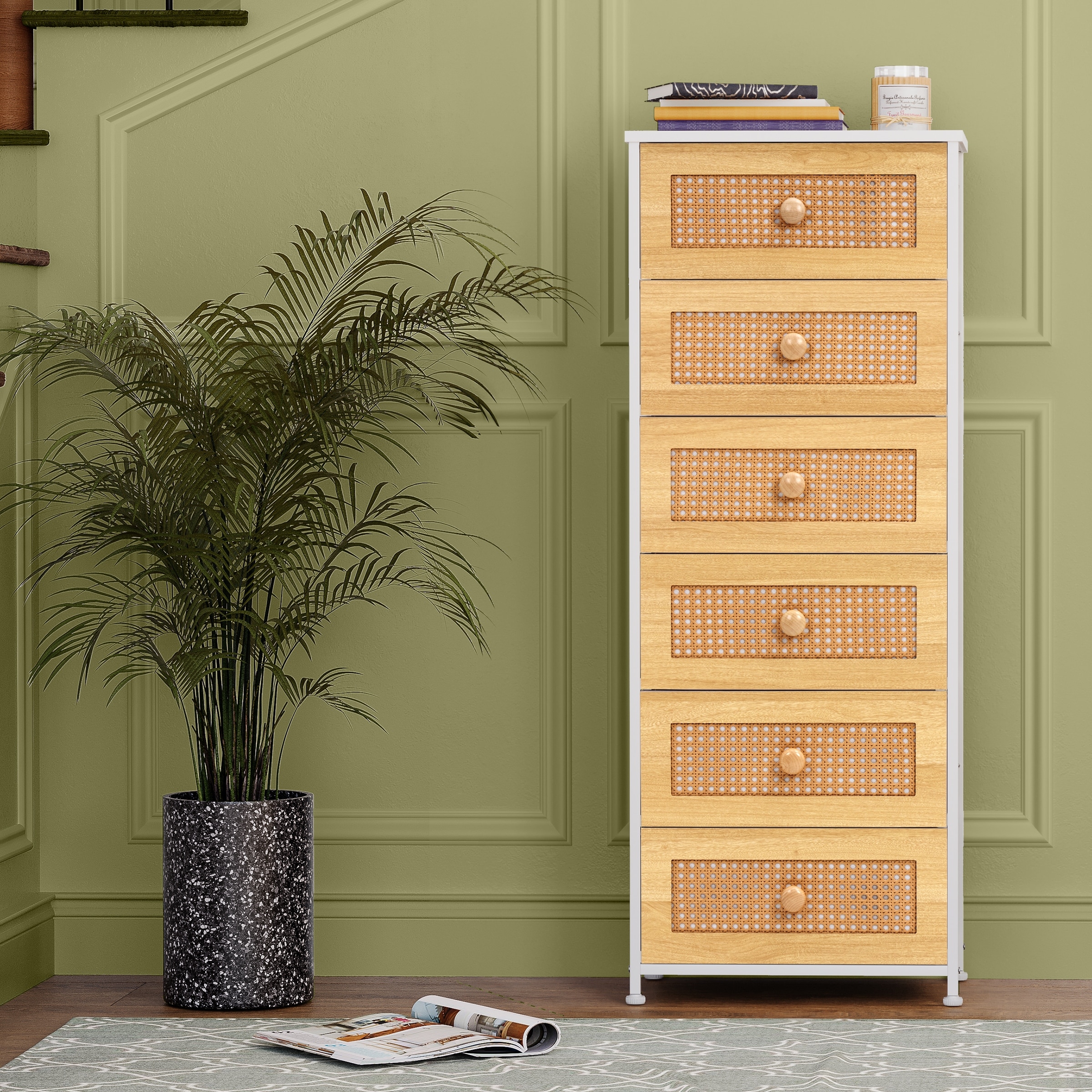 Pellebant 6 Drawers Vertical Storage Tower