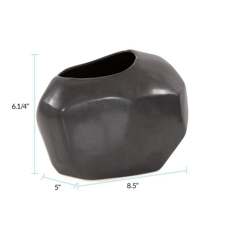 Gray Alamo Vase- Medium