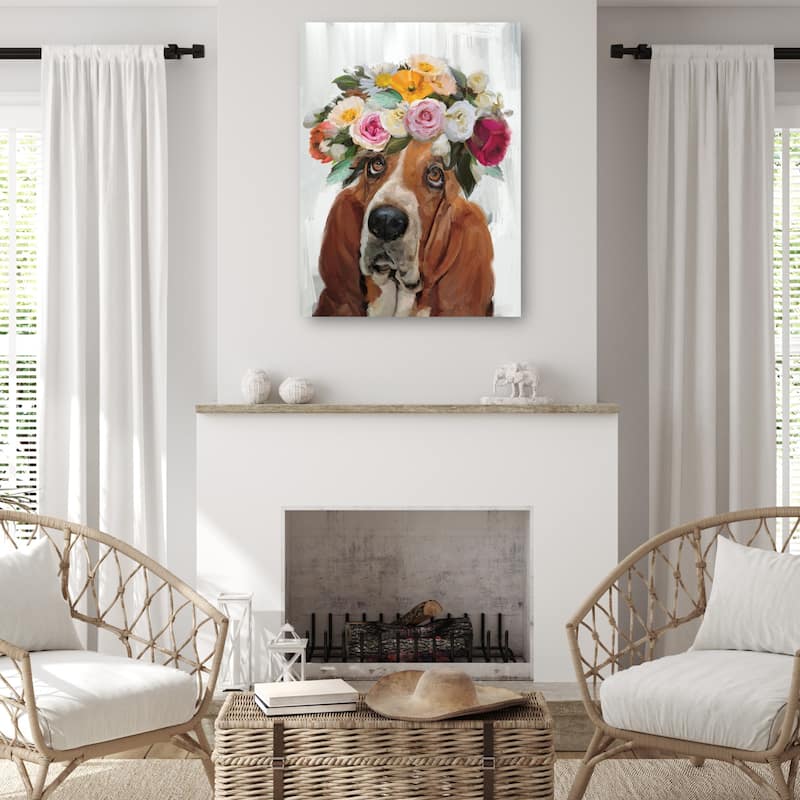 Flower Power II By Studio Arts Canvas Art Print