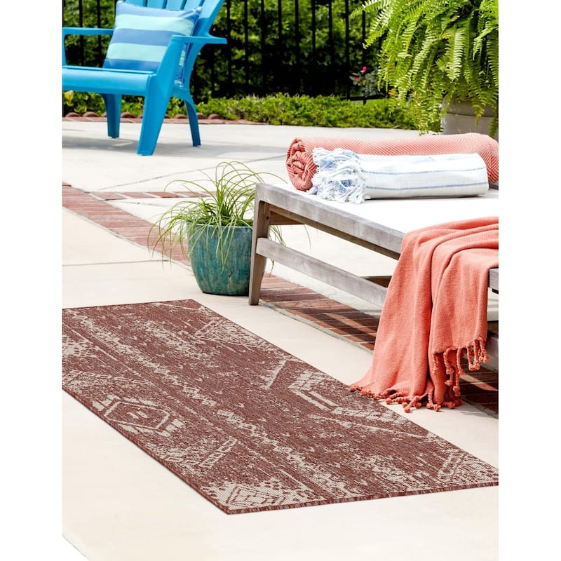 Outdoor Ogooplario Collection Area Rug