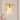 Rennnsan 1-Light Modern Brass Textured Glass Wall Sconce for Entryway & Hallway - 1 Light
