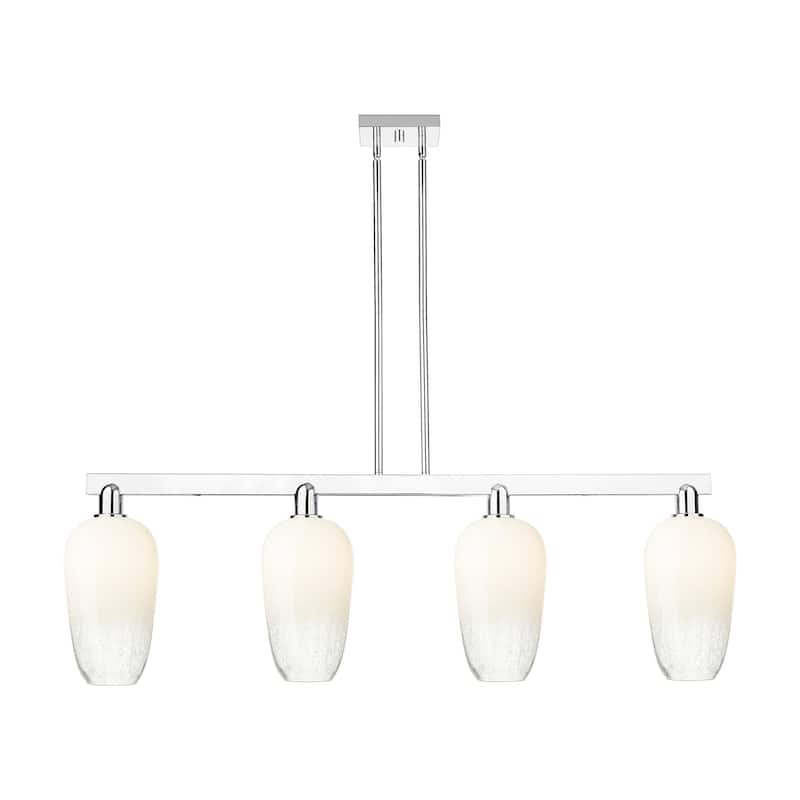 Innovations Lighting 716-4I-16-48 Brookhaven Flute Linear Brookhaven - Polished Chrome / Opal