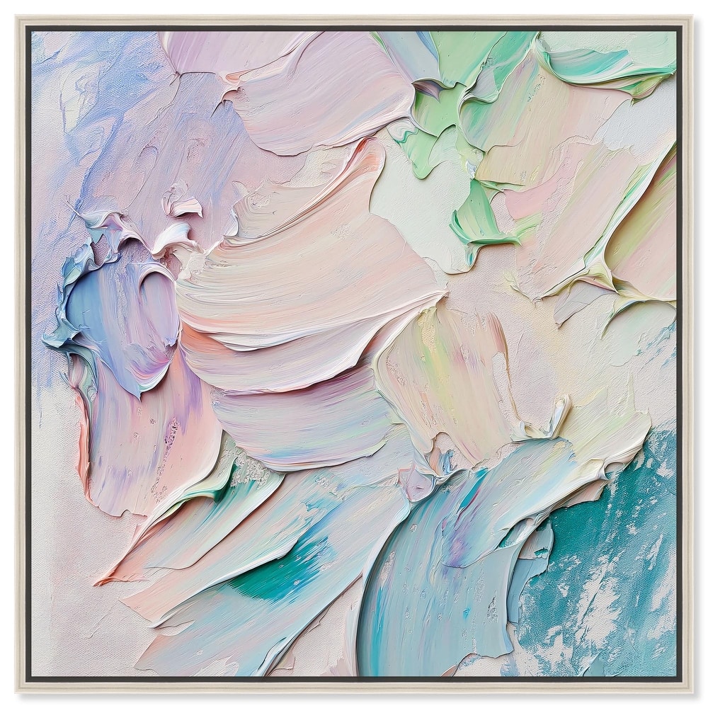 Flowing Mousse I Canvas by Art Remedy