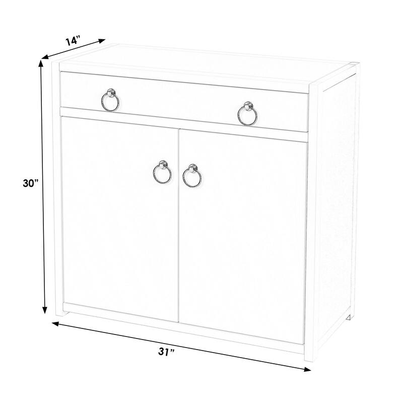 Lark 2-Door Cabinet with Storage