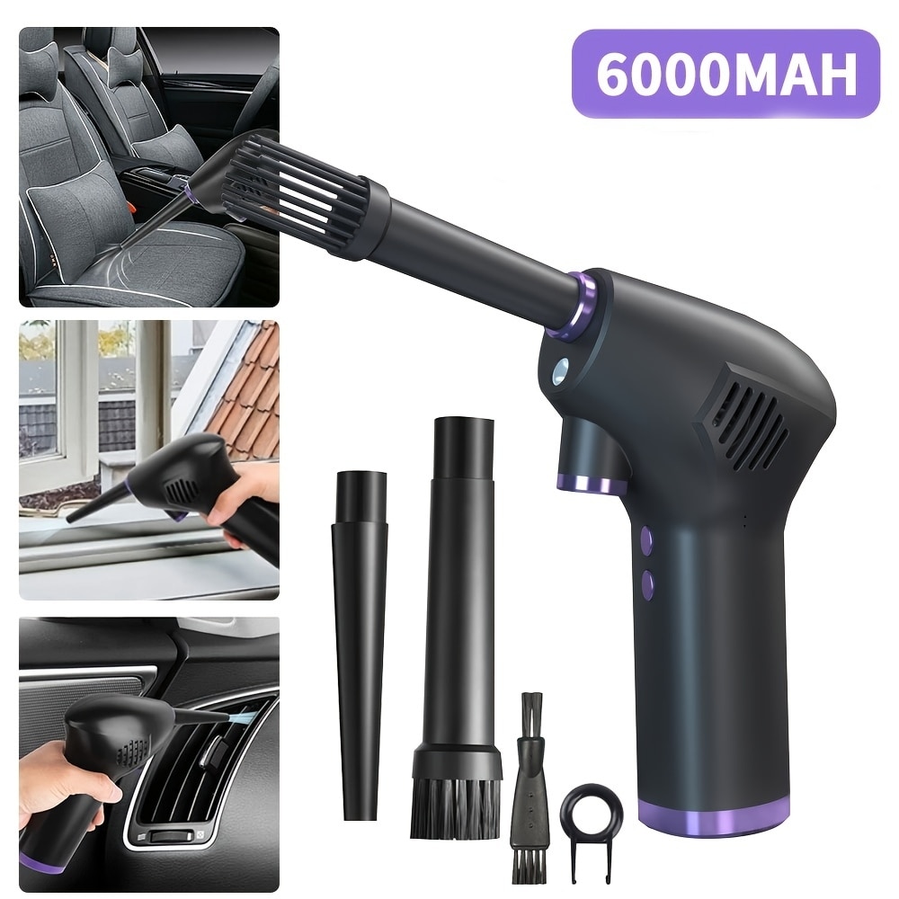 Electric Air Duster, Canned Air Duster with 6000mAh Rechargeable