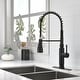 preview thumbnail 2 of 19, Spring Kitchen Faucet, Single Level Handle and Pull Down Sprayer