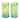 Novica Handmade Multicolor Green Party Handblown Highball Glasses (Pair)