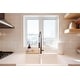preview thumbnail 43 of 56, Karran Farmhouse Apron Front Quartz Double Bowl Kitchen Sink