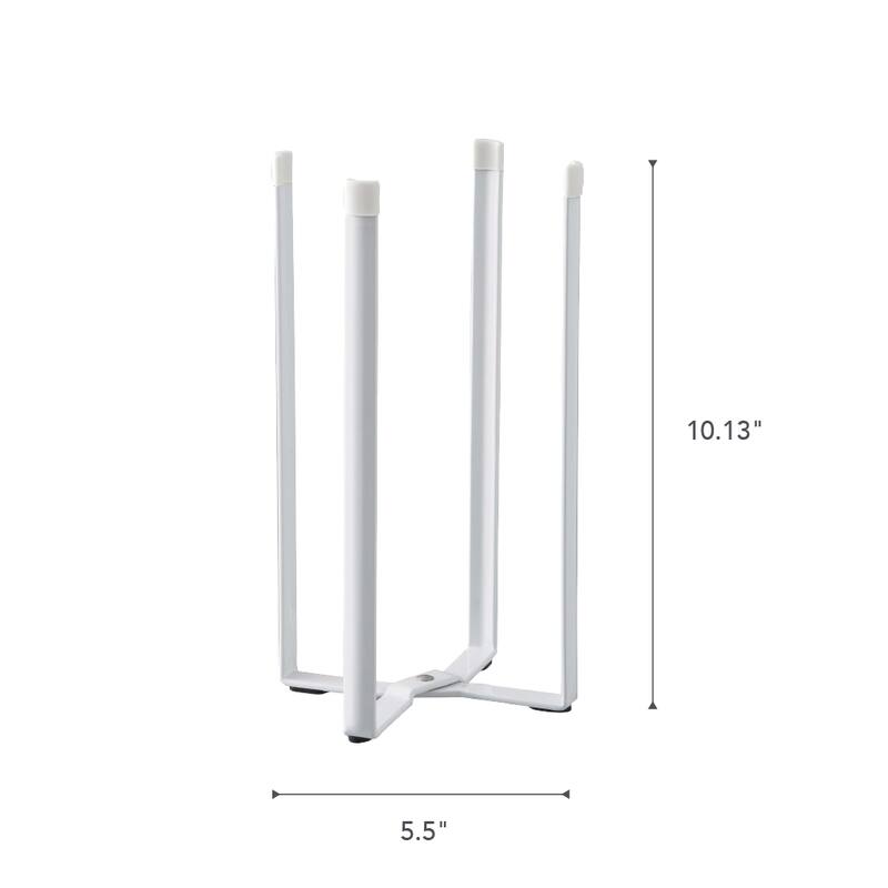 Yamazaki Home Collapsible Bottle Dryer, Steel - L 3.74 x W 4.72 x H 10.43 inches