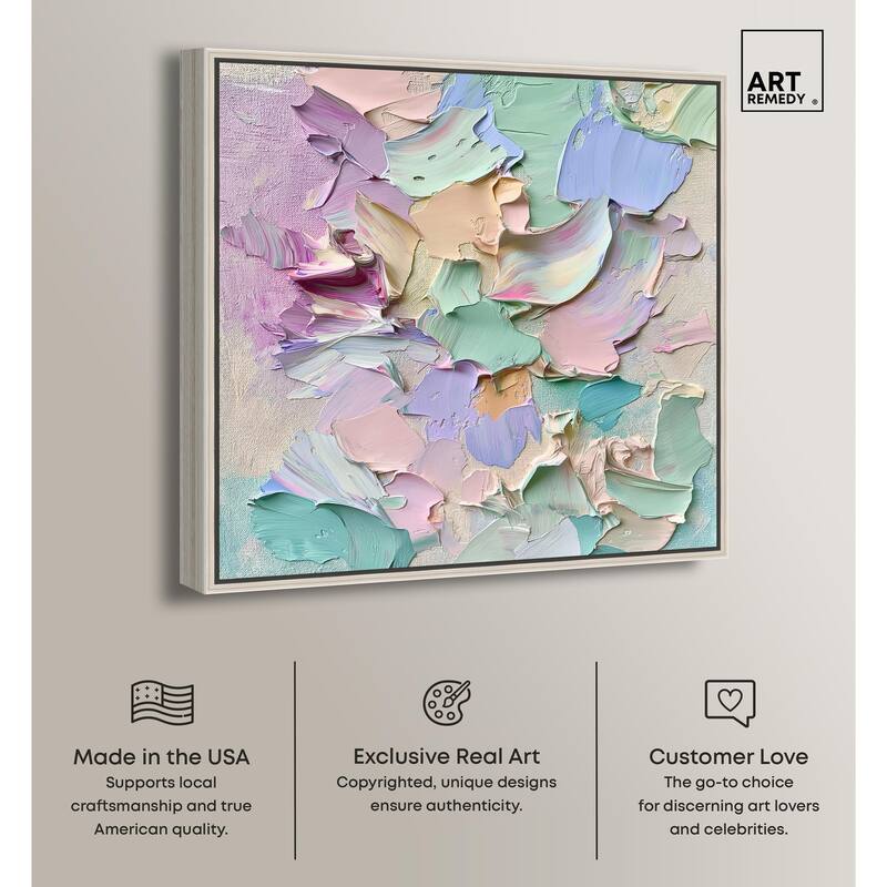 Flowing Mousse II Canvas by Art Remedy