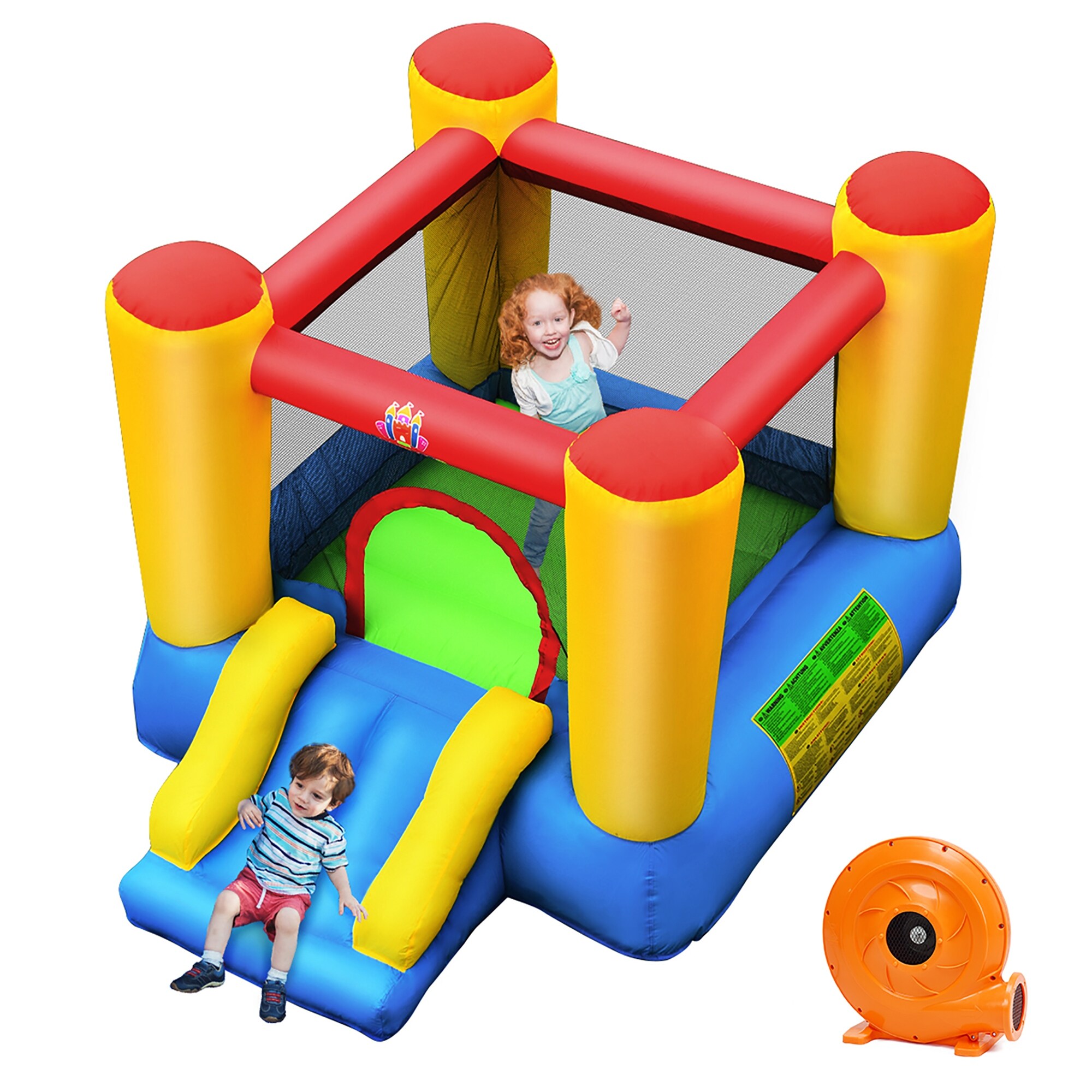 inflatable bouncer and slide