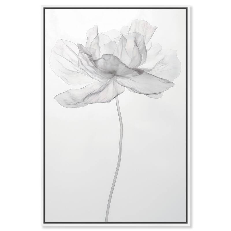Fragile Beauty II Canvas by Art Remedy - White - 16" x 24"