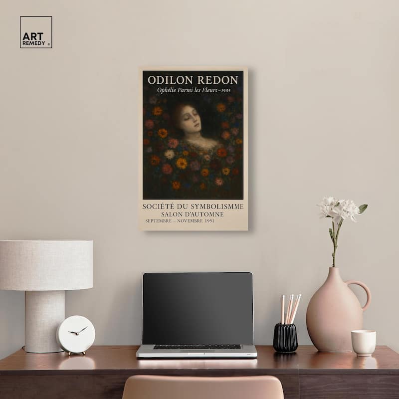 Redon's Beauty Canvas by Art Remedy, Gallery Wrapped