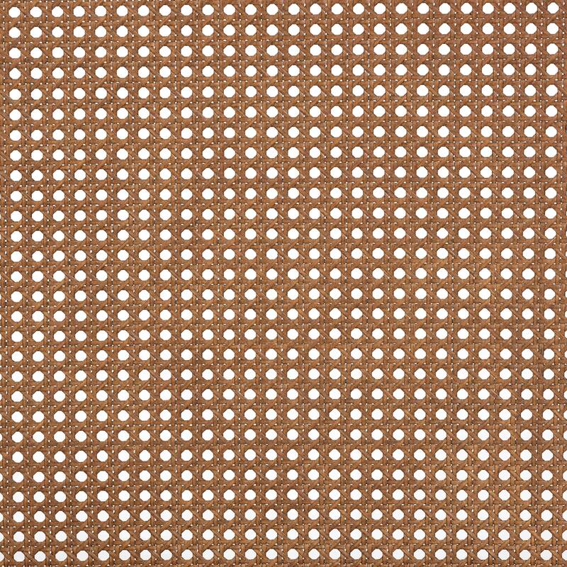 Camila Classic and Traditional Ash Walnut Finished Wood Headboard with Rattan