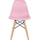 preview thumbnail 26 of 25, Kids Toddler Chair Side No arm Armless Natural Wood Legs Eiffel For Kitchen Desk Work Bedroom Playroom Preschool Pink