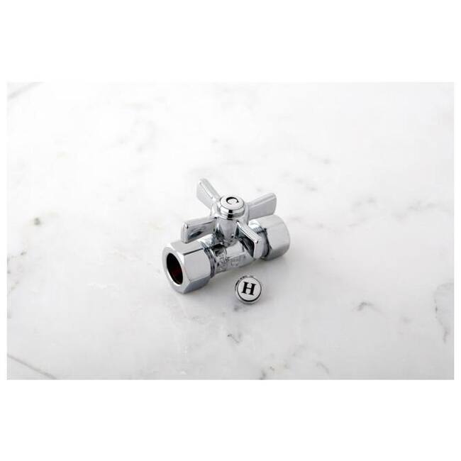 Kingston Brass Vintage Comp Straight Shut-Off Valve