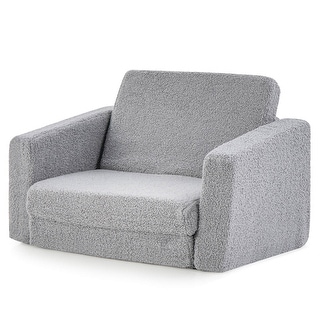 Honeyjoy Toddler Fold out Couch Children’s Convertible Sofa to Lounger - See Details