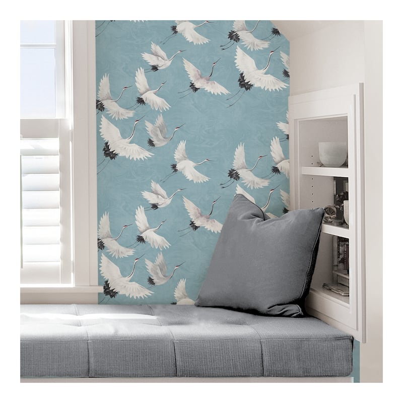 NuWallpaper Halcyon Peel & Stick Wallpaper - 216in x 20.5in x 0.025in