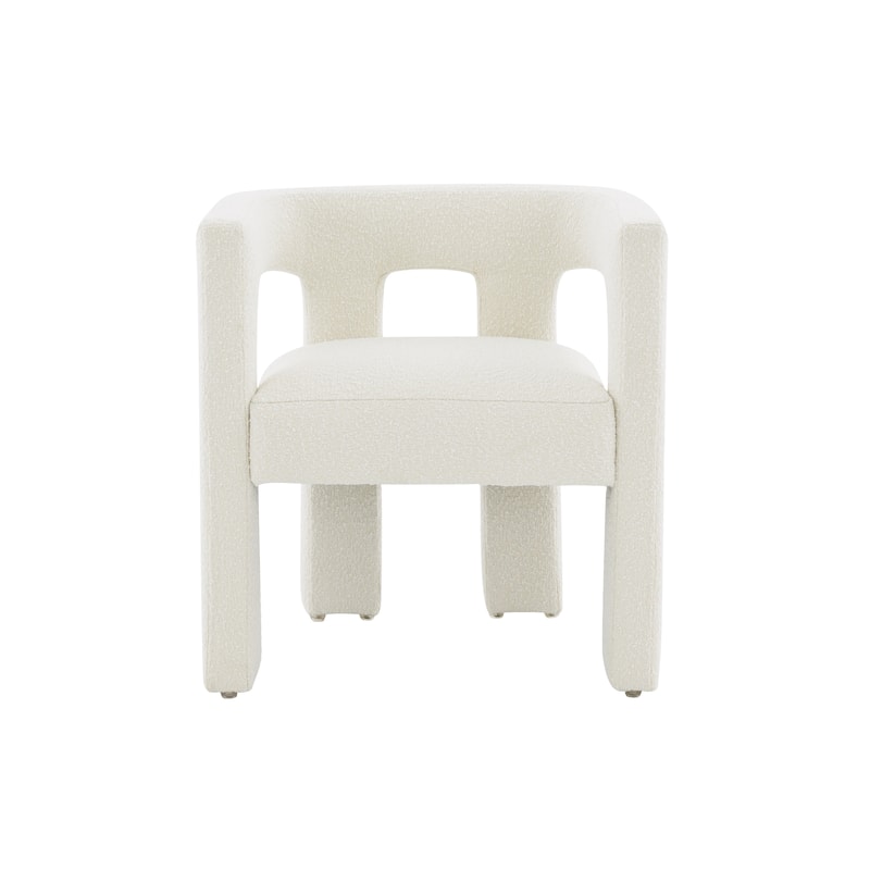SAFAVIEH Couture Deandre Cut Out Accent Chair (Fully Assembled) - 24.8 IN W x 20.8 IN D x 26.8 IN H