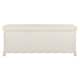 SAFAVIEH Lonan White 3-drawer Wicker Storage Bench - 47" W x 16.1" L x 19.9" H