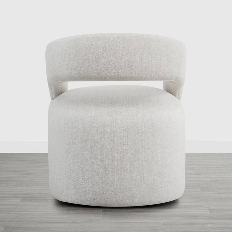 Spruce & Spring Parker Modern Mobile Dining Chair with Casters & Open Back