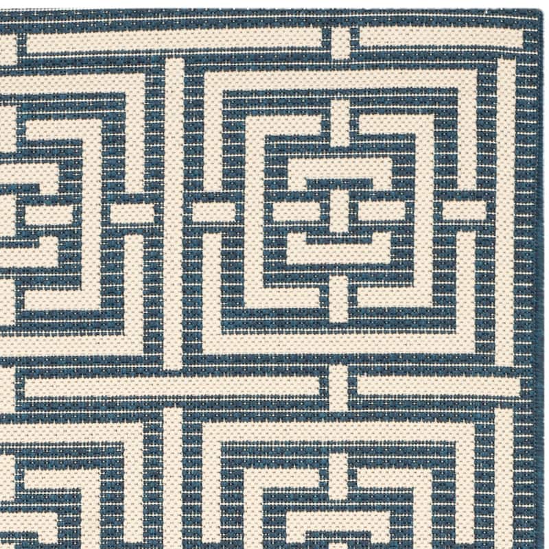 SAFAVIEH Courtyard Ginger Indoor/ Outdoor Waterproof Patio Backyard Rug