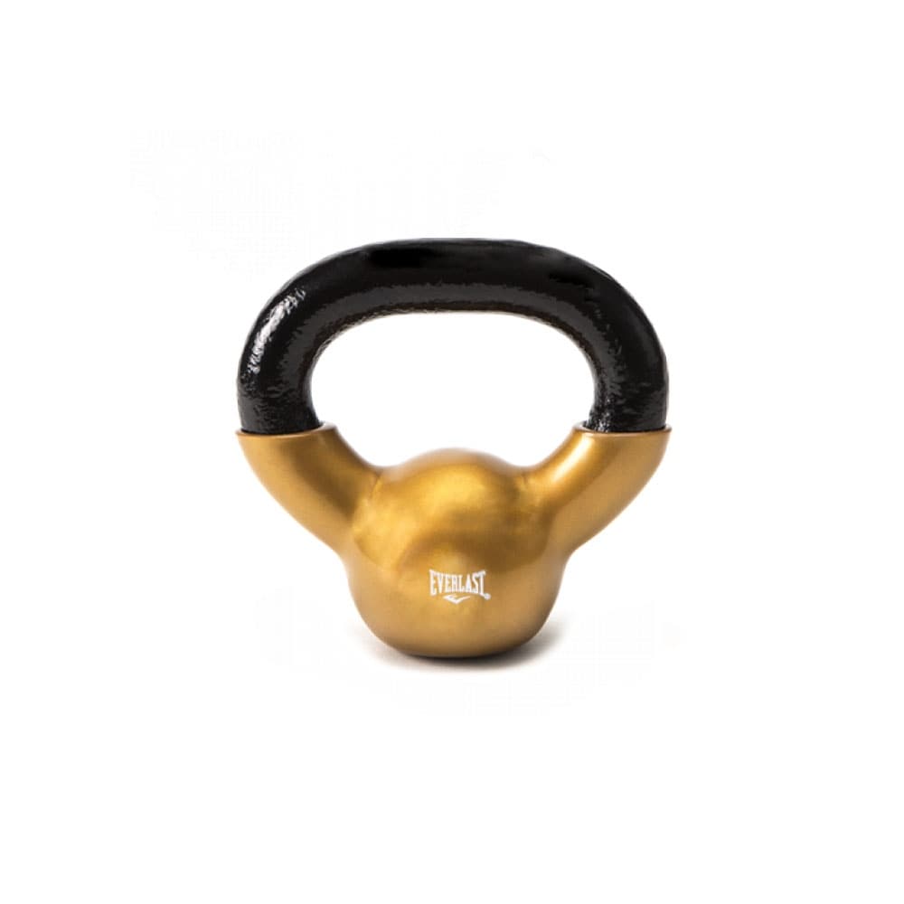 Everlast Vinyl Coated Iron Kettlebell Exercise Training Weight,
