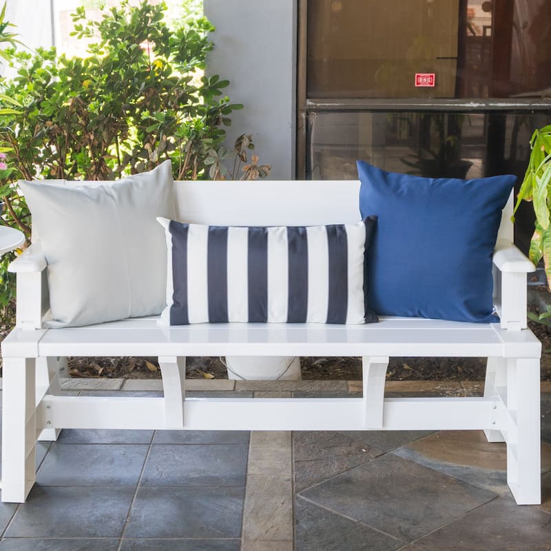 Olivia Striped Outdoor Throw Pillow
