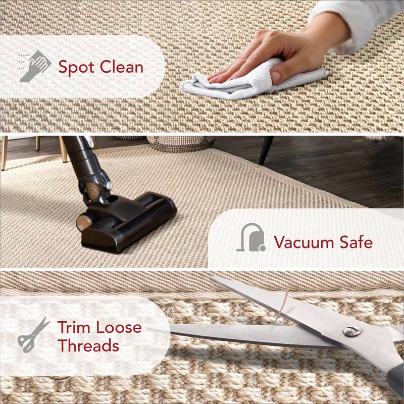 Proper Sisal and Wool Area Rug