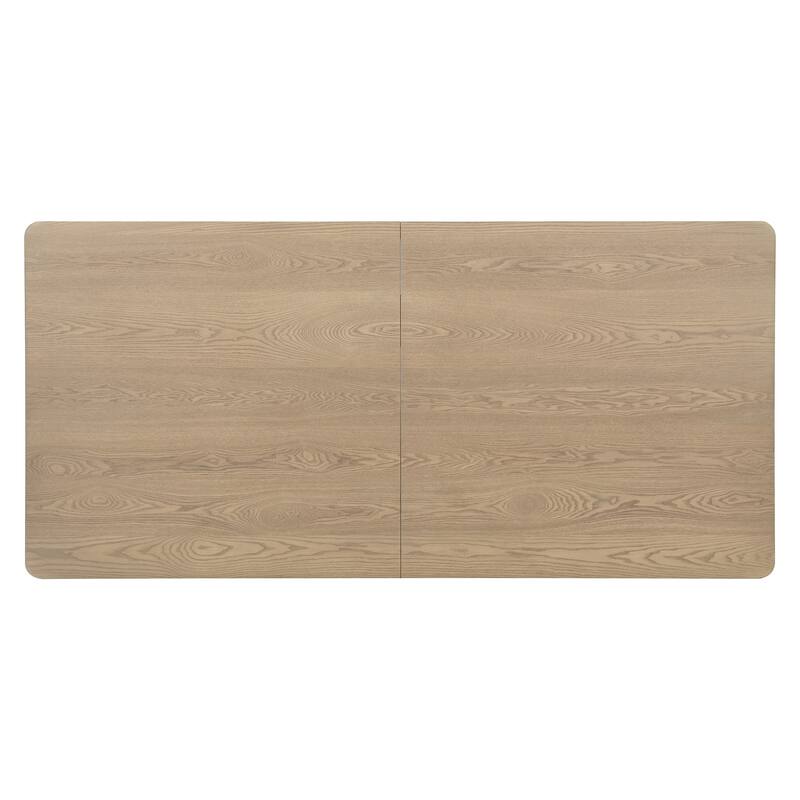 Christopher Knight Home - Melville 7-Piece Upholstered Swivel Dining Set with 84" Rectangular Pillar Base Dining Table