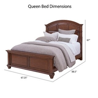 Harbor Point Cherry Finished Arched Panel 6-Piece Bedroom Set by Greyson Living