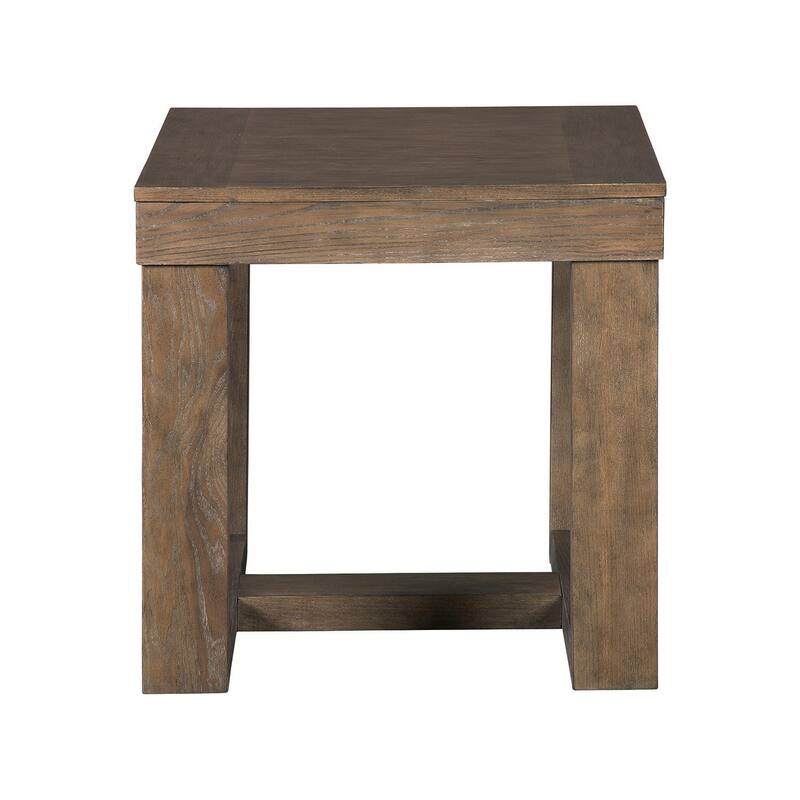 Cariton Gray Square End Table