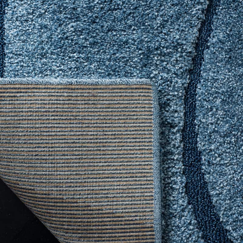 SAFAVIEH Florida Shag Sigtraud Abstract Waves 1.2-inch Thick Rug