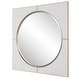 preview thumbnail 7 of 7, Uttermost Cyprus White Square Mirror - 40"W x 40"H x 1"D