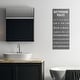 preview thumbnail 9 of 12, Stupell Bathroom Rules Leave It Clean Canvas Wall Art Design By Julia Frost