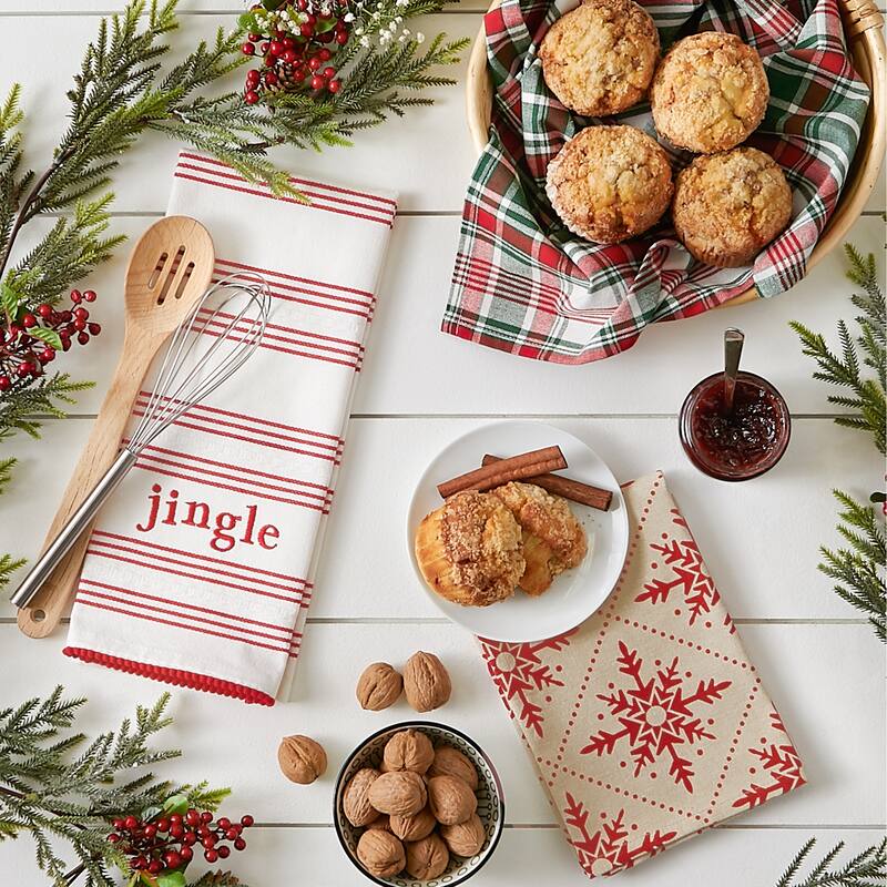DII Asst Holiday Dishtowel (Set of 3)