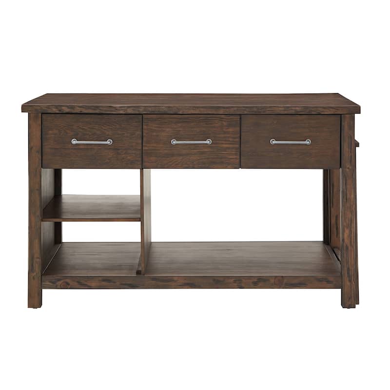 Tali Reclaimed Look Extendable Kitchen Island by iNSPIRE Q Classic