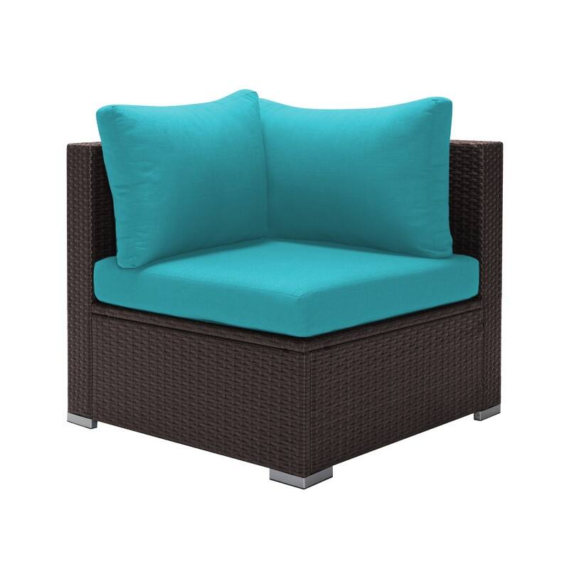 FINCATI Outdoor 7-piece Extra Large High Back Patio Furniture Set with Propane Gas Fire Pit Table, Conversation Wicker Couch Set