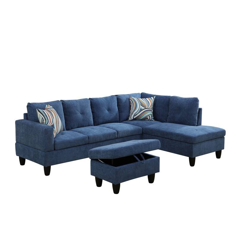 Ergonomic Sofa with Storage, Durable and Comfortable