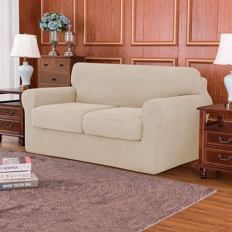 Subrtex Sofa Separate Cushion Soft Cover Slipcover Furniture Protector