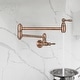 preview thumbnail 7 of 41, Copper Wall-Mounted Pot Filler Faucet Antique Copper
